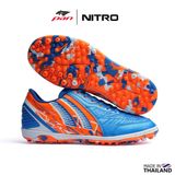  Giày Bóng Đá Cỏ Nhân Tạo Chính Hãng Thái Lan Pan Nitro Xanh Bích/Cam TF 
