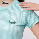  Áo Pickleball Nữ Zocker JAC07 Xanh Ngọc 