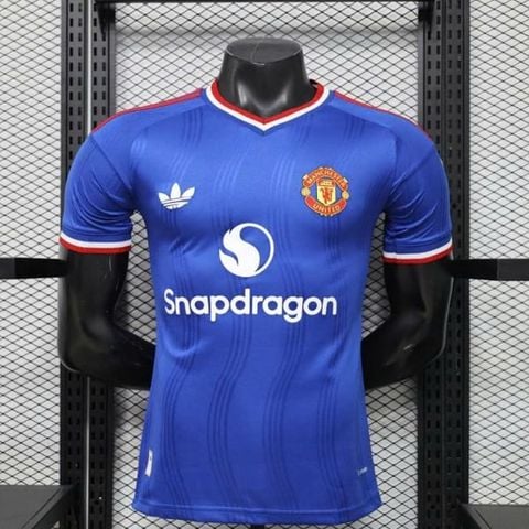  Bộ Quần Áo Bóng Đá - MU Xanh Bích Sân Khách 26/27 Manchester United Bản PLAYER 