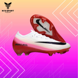  Giày Bóng Đá Cỏ Tự Nhiên Mercurial Vapor 16 Elite Trắng/Hồng FG 