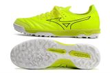  Giày Bóng Đá Cỏ Nhân Tạo Mizuno Morelia Neo 3 Sala Beta SF Bo thun Xanh chuối TF 