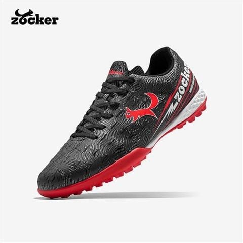  Giày Bóng Đá Chính Hãng Zocker Winner Energy Gen 2 Đen/Đỏ TF 