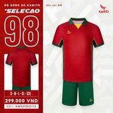  Bộ Quần Áo Bóng Đá Kamito Selecao 98 - Đỏ 