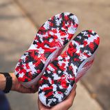  Giày Bóng Đá Futsal Chính Hãng Thái Lan Pan Super Sonic 5 Trắng/Đỏ IC 