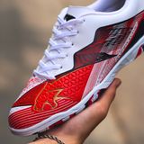  Giày Bóng Đá Futsal Chính Hãng Thái Lan Pan Super Sonic 5 Trắng/Đỏ IC 