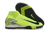  Giày Bóng Đá Cỏ Nhân Tạo Mercurial Superfly 10 Cổ Cao Chuối Đế Đen TF 