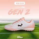  Giày Bóng Đá Chính Hãng Zocker Inspire Pro Gen 2 Trắng Hồng TF 