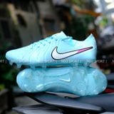  Giày Bóng Đá Cỏ Tự Nhiên Tiempo Legend 10 Prism Xanh Ngọc FG 