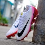  Giày Bóng Đá Cỏ Tự Nhiên Mercurial Vapor 16 Elite Trắng/Hồng FG 