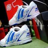  Giày Bóng Đá Futsal Chính Hãng Thái Lan Pan Nitro Trắng/Xanh Bích IC 