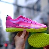  Giày Bóng Đá Cỏ Nhân Tạo Mercurial Vapor 15 Pro Airzoom SF Bo Thun Hồng Đế Chuối TF 