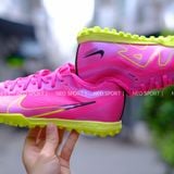  Giày Bóng Đá Cỏ Nhân Tạo Mercurial Vapor 15 Pro Airzoom SF Bo Thun Hồng Đế Chuối TF 