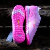  Giày Bóng Đá Cỏ Nhân Tạo Mercurial Vapor 16 Elite Bo Thun Hồng Nhạt Đế Hồng Đậm TF 