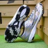  Giày Bóng Đá Cỏ Nhân Tạo Mizuno Alpha Elite Xám Đen TF 