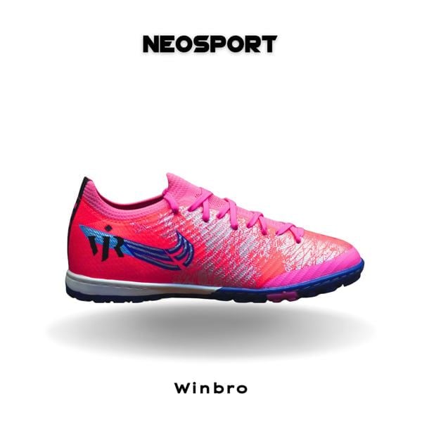  Giày bóng đá cỏ nhân tạo Winbro Vapor 16 Elite vải dệt Hồng Vinicius TF 