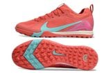  Giày Bóng Đá Cỏ Nhân Tạo Mercurial Vapor 16 Pro Bo Thun Mad Energy Đỏ/Hồng Logo Xanh TF 