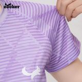 Áo Pickleball Nữ Zocker JAC07 Tím 