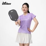  Áo Pickleball Nữ Zocker JAC07 Tím 