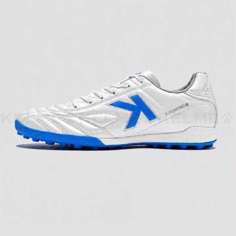  Giày Bóng Đá Cỏ Nhân Tạo Chính Hãng Kelme K-Fighting Trắng/Xanh Bích TF - 8621ZX1474-162 