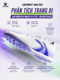  Giày Bóng Đá Cỏ Nhân Tạo Chính Hãng Kelme V-Mach 3.0.4 Bo Thun Trắng/Tím TF - 8621ZX1423 