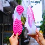  Giày Bóng Đá Cỏ Nhân Tạo F50 Pro Trắng/Hồng TF 