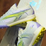  Giày Bóng Đá Cỏ Nhân Tạo Chính Hãng Kelme Flash 6.0.4 Bo Thun Trắng Đế Tím/Chuối TF - 8621ZX1406 