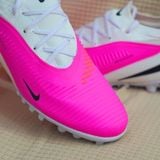  GIÀY BÓNG ĐÁ CHÍNH HÃNG CỎ NHÂN TẠO NIKE PHANTOM 6 LOW PRO TRẮNG/HỒNG TF - IQ2155-900 