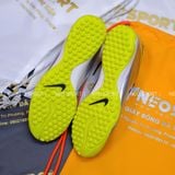  Giày Bóng Đá Cỏ Nhân Tạo Hypervenom Phelon Neymar Bạc Đế Chuối TF 