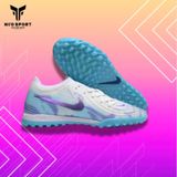  Giày Bóng Đá Cỏ Nhân Tạo Phantom GX2 Elite V1.2 Bo Thun Trắng/Xanh TF 