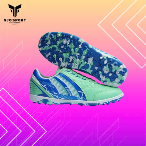  Giày Bóng Đá Cỏ Nhân Tạo Chính Hãng Thái Lan Pan Nitro Xanh Ngọc TF 