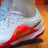  GIÀY BÓNG ĐÁ CHÍNH HÃNG CỎ NHÂN TẠO NIKE TIEMPO MAESTRO ACADEMY TRẮNG/ĐỎ TF - IB4484-100 