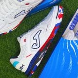  GIÀY BÓNG ĐÁ FUTSAL CHÍNH HÃNG JOMA TOP FLEX REBOUND IN 2602 - TRẮNG ĐẾ CAMO IC 
