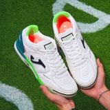  GIÀY BÓNG ĐÁ FUTSAL CHÍNH HÃNG JOMA TOP FLEX REBOUND IN 2632 - TRẮNG/XANH LÁ IC 