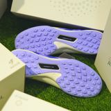  Giày Bóng Đá Cỏ Nhân Tạo Chính Hãng Kelme V-Mach 3.0.4 Bo Thun Trắng/Tím TF - 8621ZX1423 