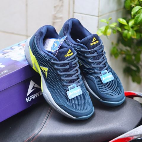  Giày Pickleball Nam Kaiwin Oneshot Xanh Đen 