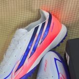  GIÀY BÓNG ĐÁ CHÍNH HÃNG CỎ NHÂN TẠO ADIDAS F50 HYPERFAST LEAGUE TRẮNG/HỒNG/TÍM TF - KJ3434 