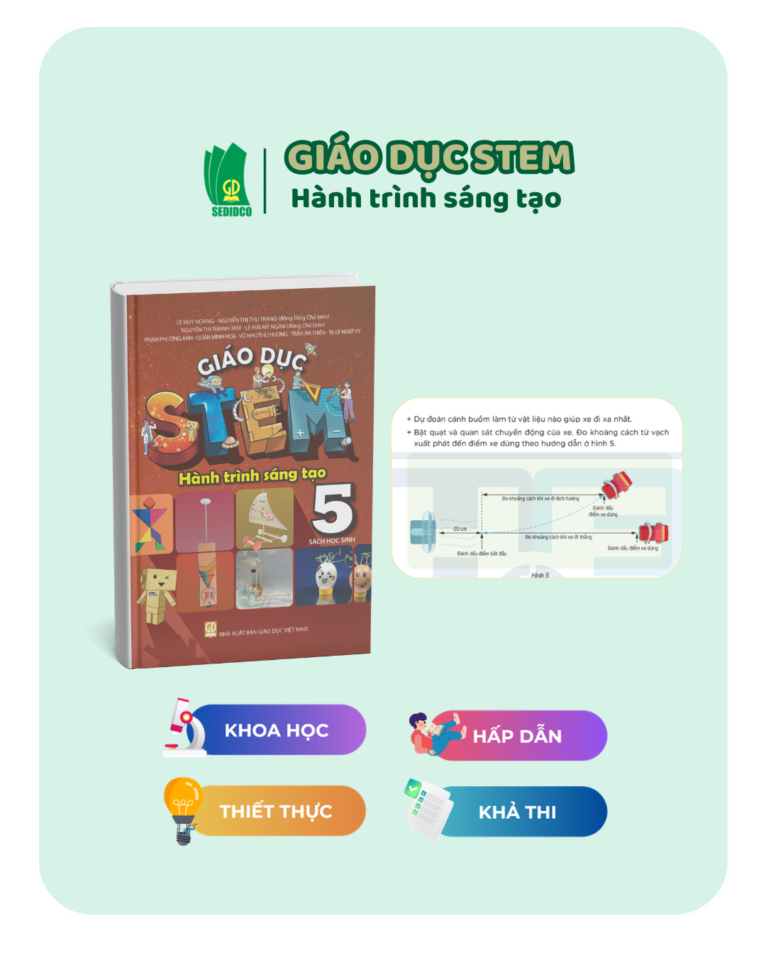  Bộ sách Giáo dục Stem - Hành trình sáng tạo 