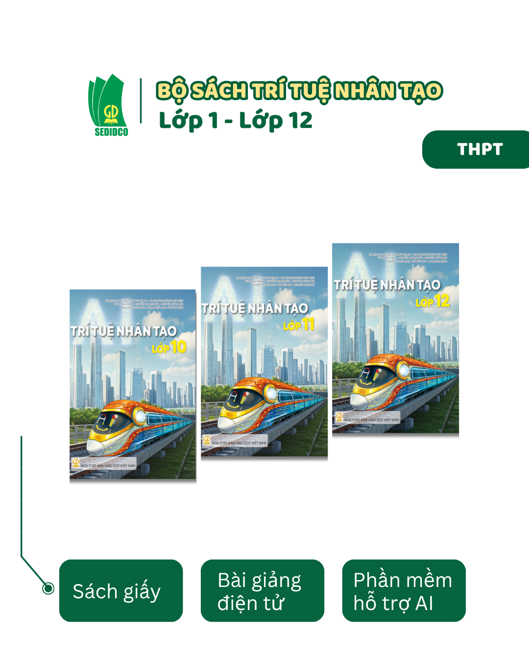  Bộ sách Trí tuệ nhân tạo cấp THPT 