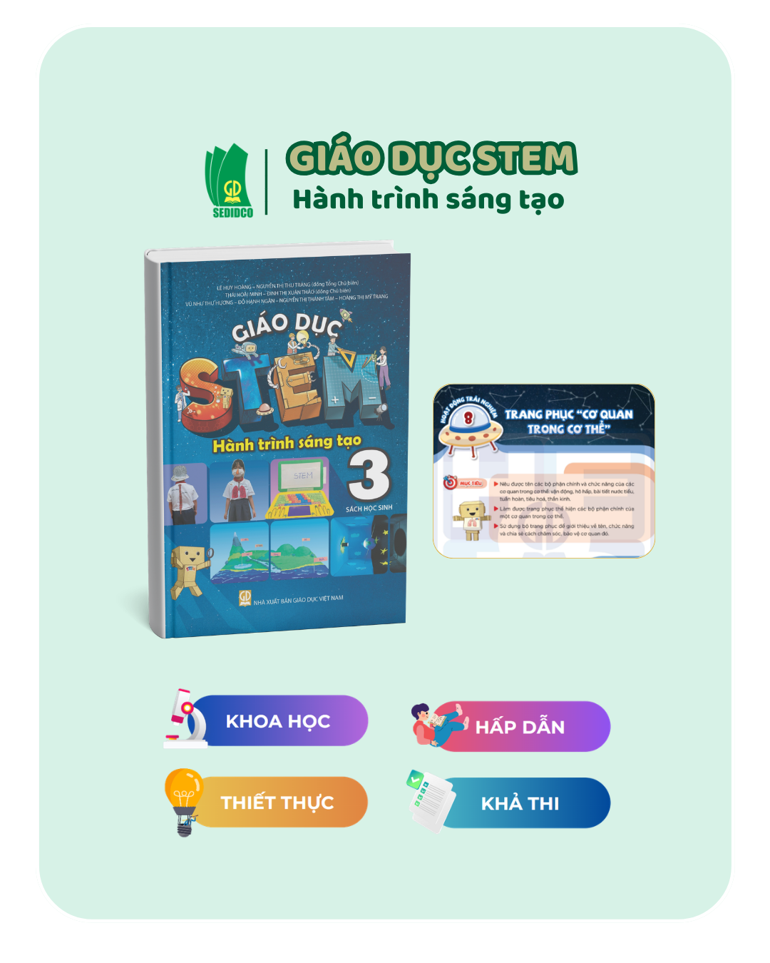  Bộ sách Giáo dục Stem - Hành trình sáng tạo 