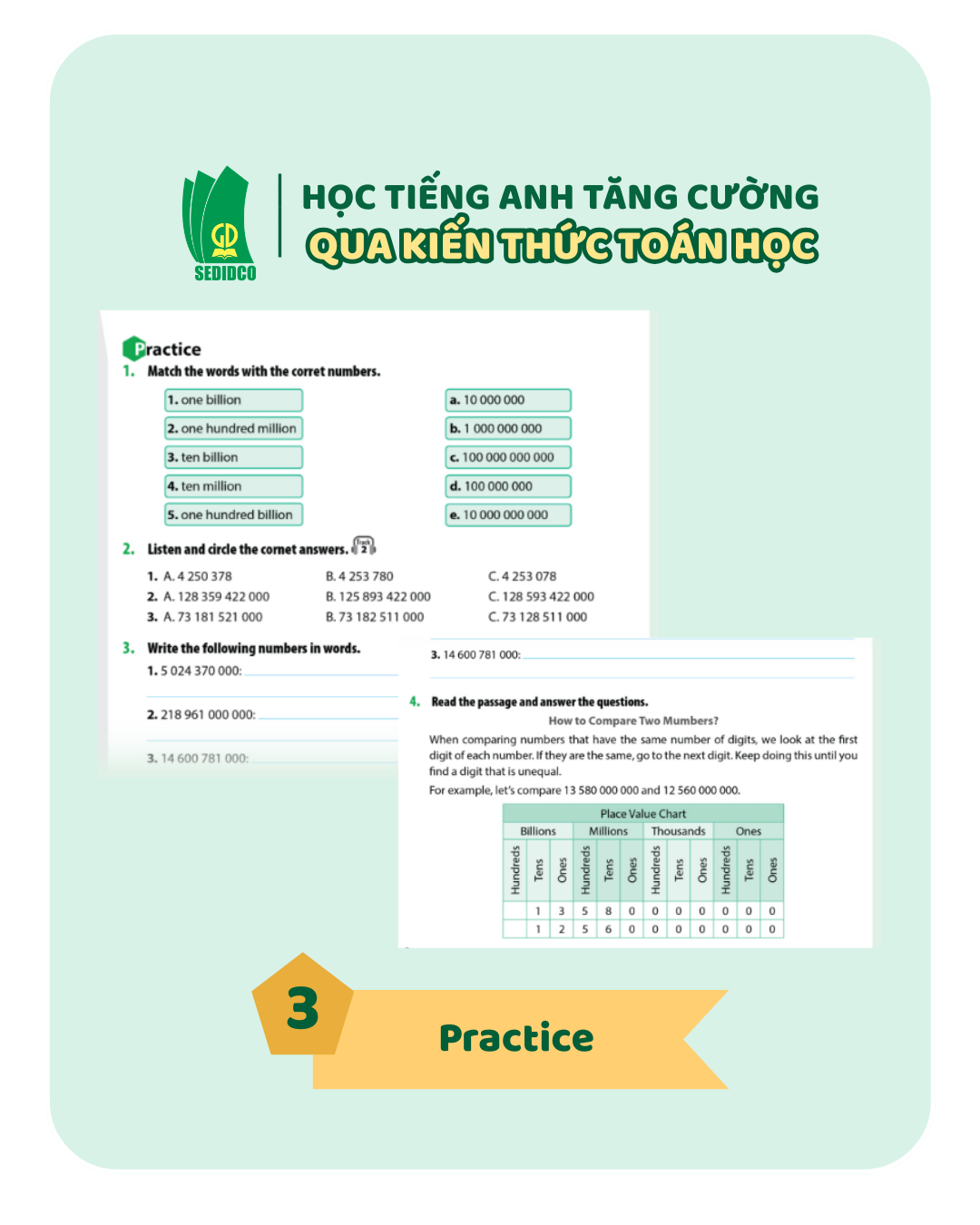  Sách tiếng Anh Global Maths Trung học cơ sở (Theo Chương trình Giáo dục phổ thông 2018) 