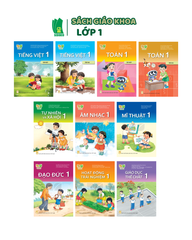  Trọn bộ Sách giáo khoa lớp 1 (Chưa bao gồm sách tiếng Anh) 