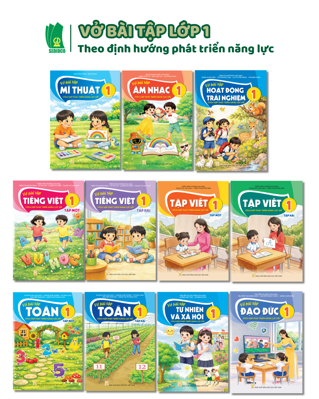  Vở bài tập lớp 1 Tích hợp phát triển năng lực số 