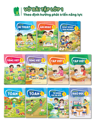  Vở bài tập lớp 1 Tích hợp phát triển năng lực số 