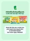  Bộ sách Làm quen tiếng Anh (Dành cho lứa tuổi Mẫu giáo) 