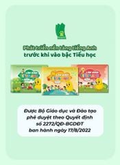  Bộ sách Làm quen tiếng Anh (Dành cho lứa tuổi Mẫu giáo) 