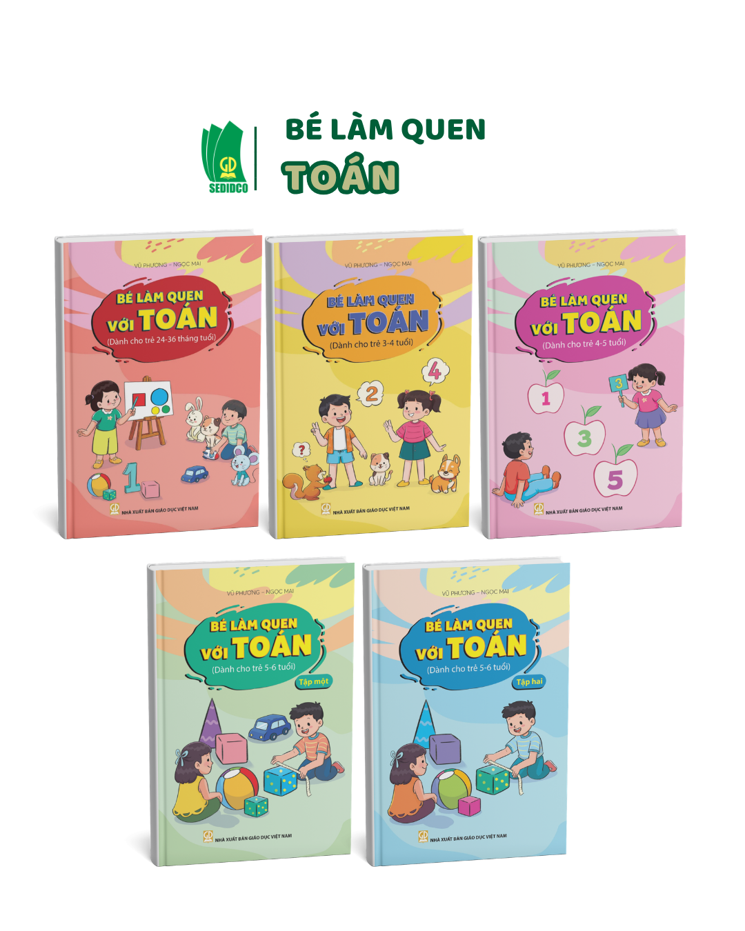  Bộ sách Bé làm quen với Toán 