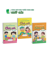  Sách Cùng trẻ phát triển toàn diện - Chữ cái 