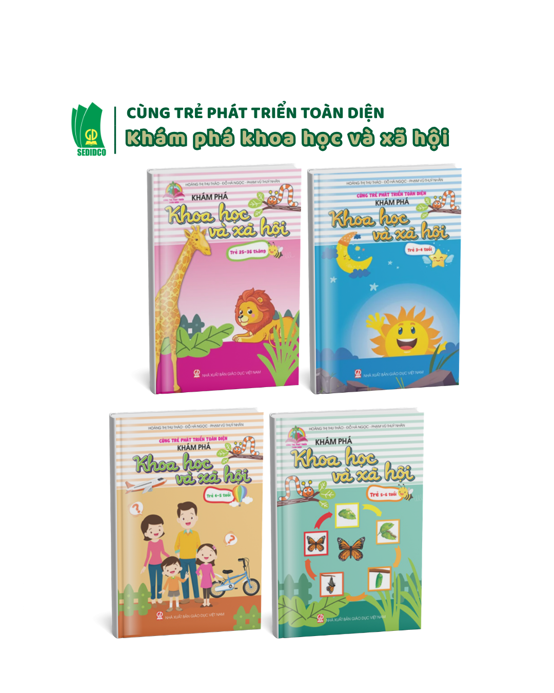  Sách Cùng trẻ phát triển toàn diện - Khám phá Khoa học và xã hội 