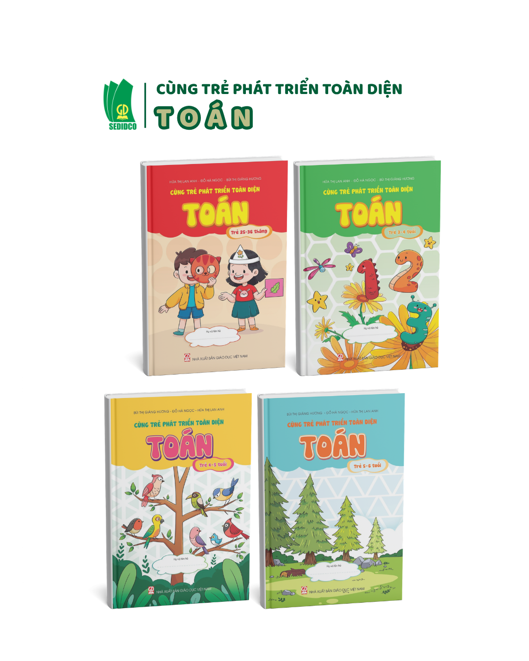  Sách Cùng trẻ phát triển toàn diện - Toán 