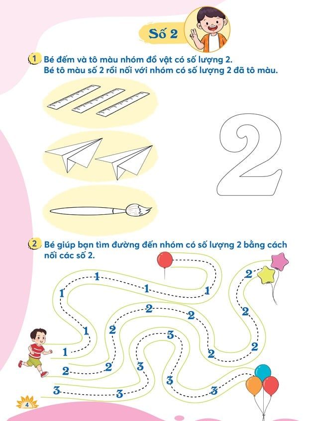  Bộ sách Bé làm quen với Toán 